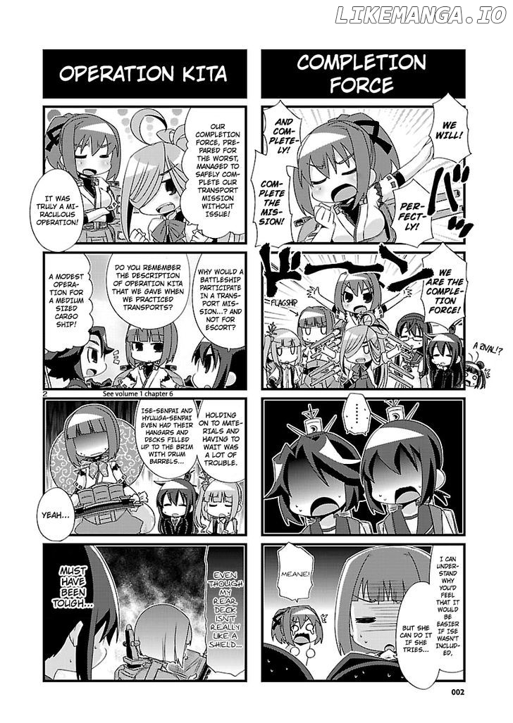 Kantai Collection - Kankore - 4-koma Comic - Fubuki, Ganbarimasu! chapter 89 - page 2