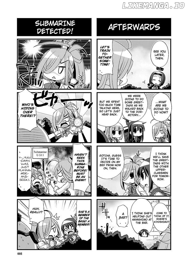 Kantai Collection - Kankore - 4-koma Comic - Fubuki, Ganbarimasu! chapter 89 - page 5