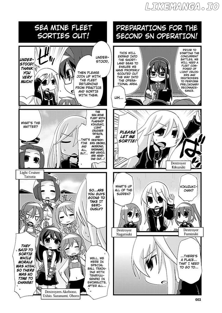 Kantai Collection - Kankore - 4-koma Comic - Fubuki, Ganbarimasu! chapter 98 - page 2