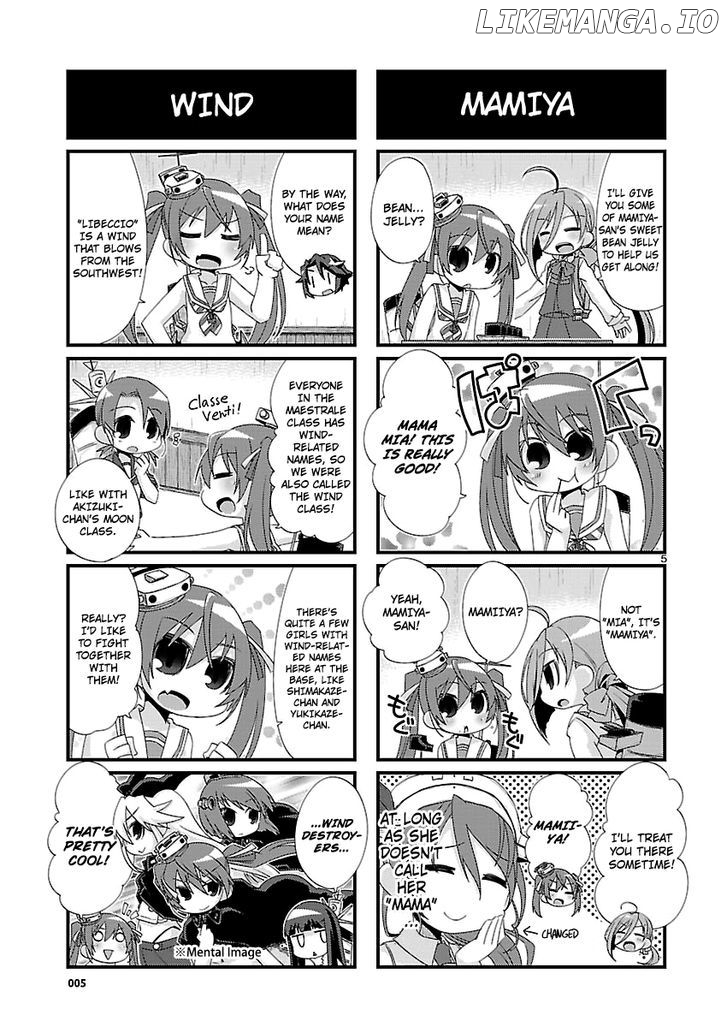 Kantai Collection - Kankore - 4-koma Comic - Fubuki, Ganbarimasu! chapter 105 - page 5