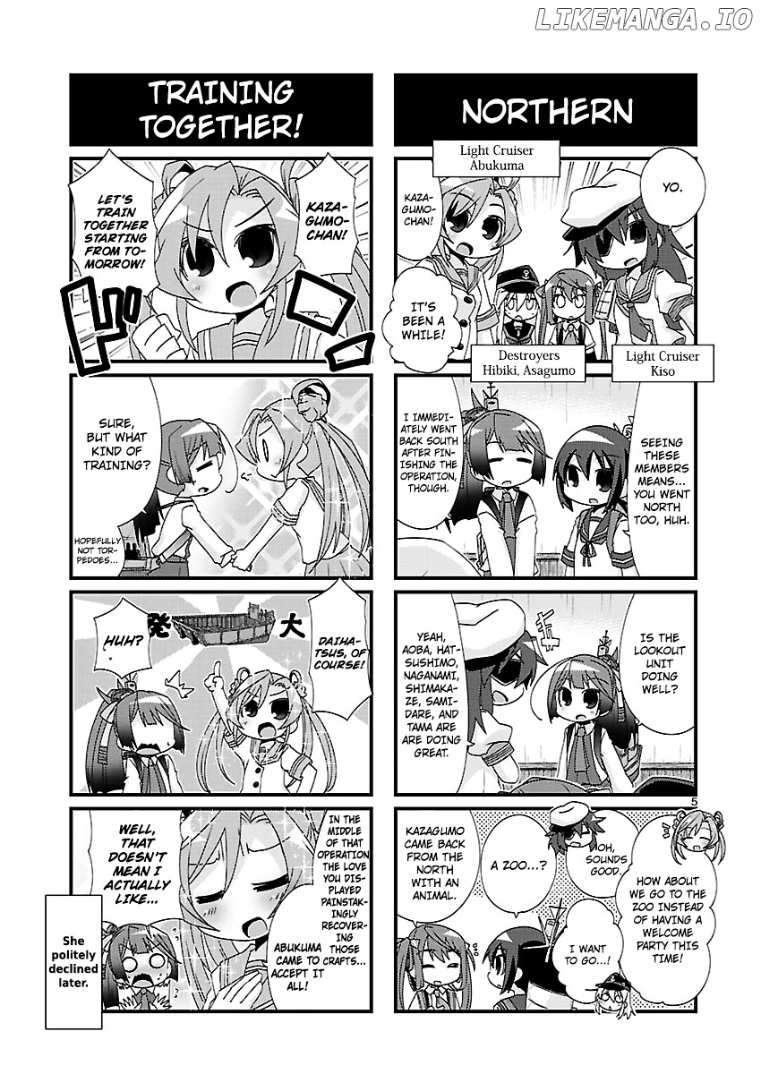 Kantai Collection - Kankore - 4-koma Comic - Fubuki, Ganbarimasu! chapter 115 - page 5