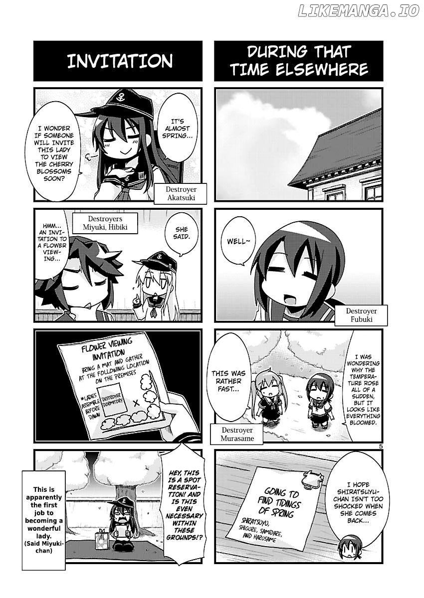 Kantai Collection - Kankore - 4-koma Comic - Fubuki, Ganbarimasu! chapter 119 - page 5