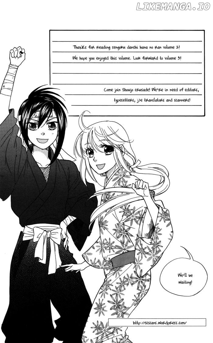 Sengoku Danshi Hana no Ran chapter 10 - page 38