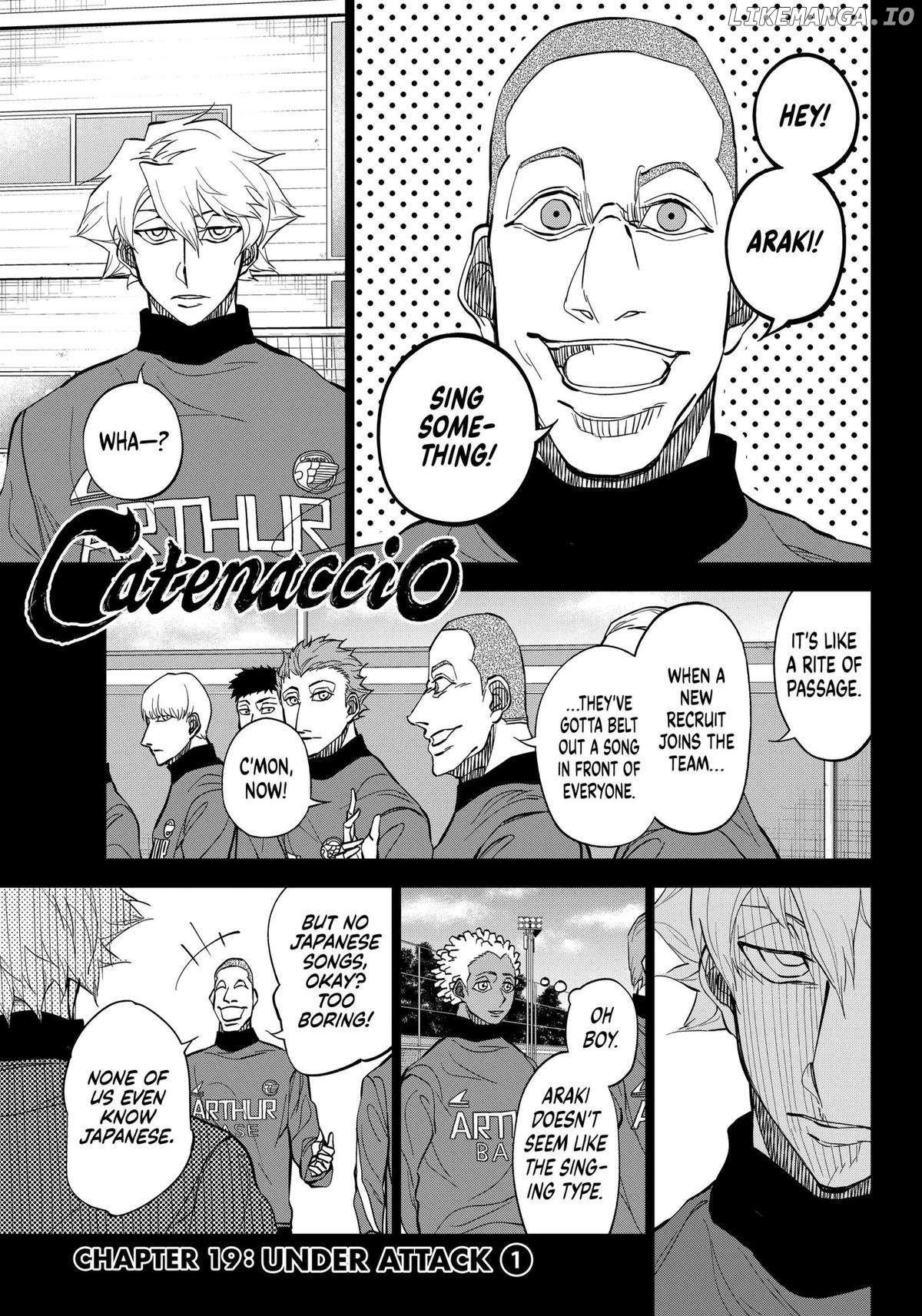 Catenaccio - Manga Chapter 19 - page 1