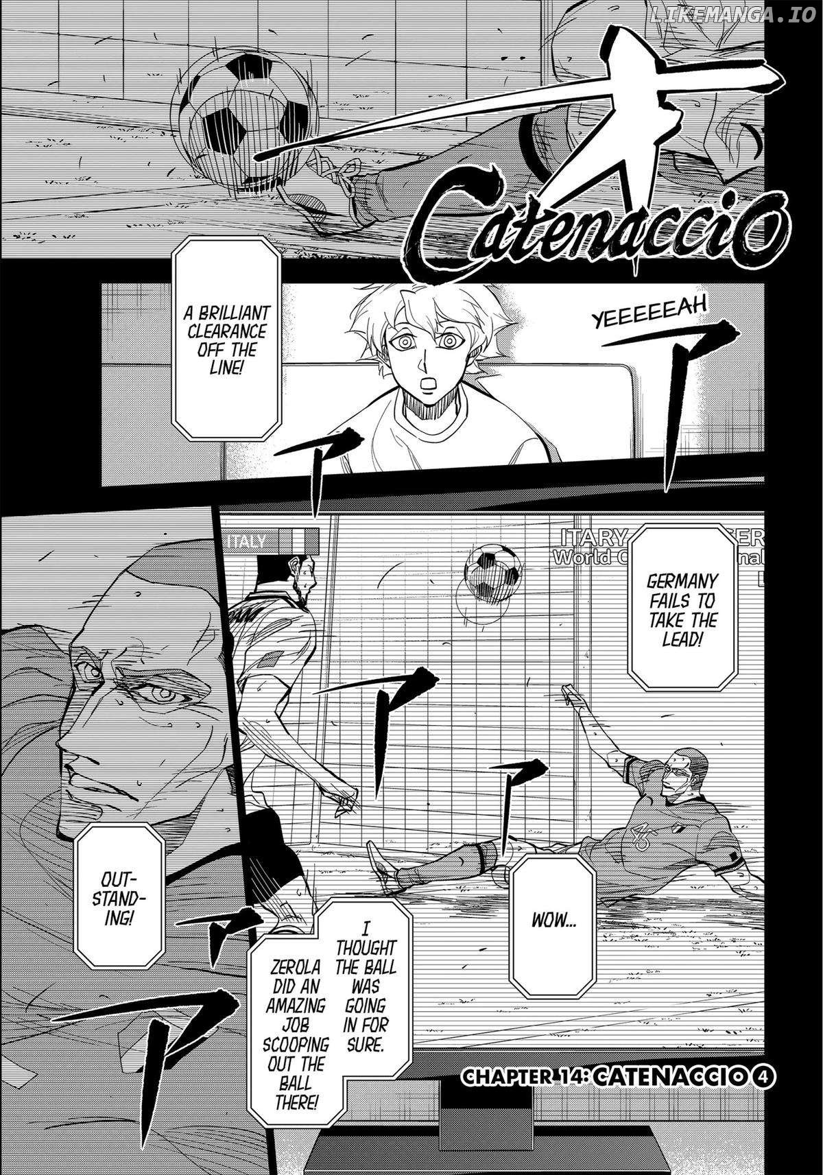 Catenaccio - Manga Chapter 14 - page 1