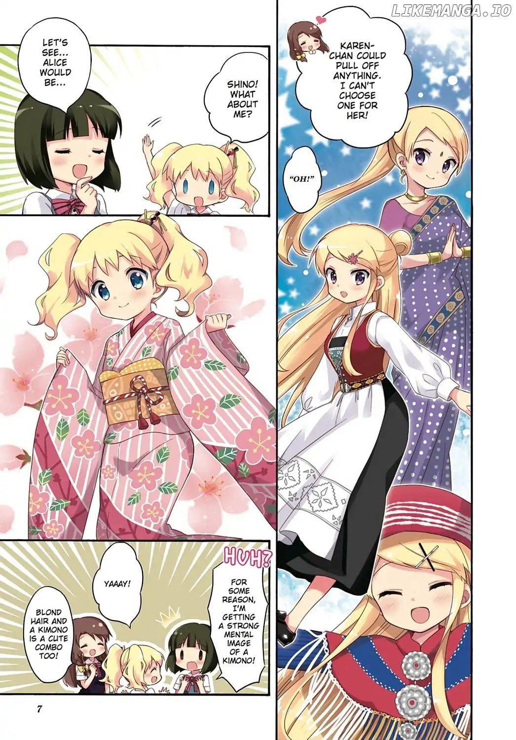 Kiniro Mosaic chapter 88 - page 9