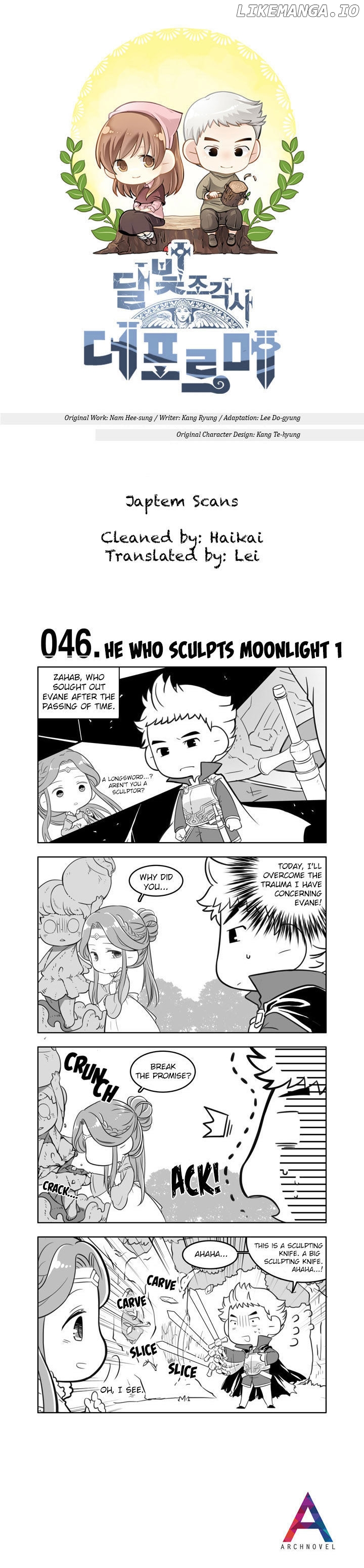 Moonlight Sculptor 4-Koma chapter 46 - page 1