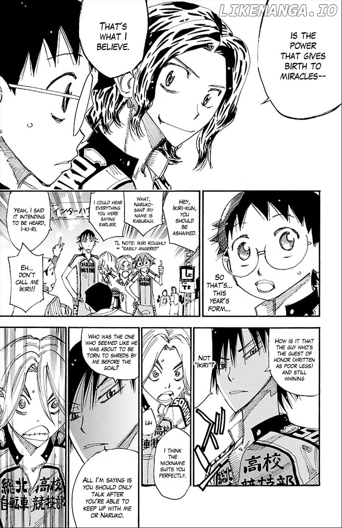 Yowamushi Pedal Chapter 278 - page 7