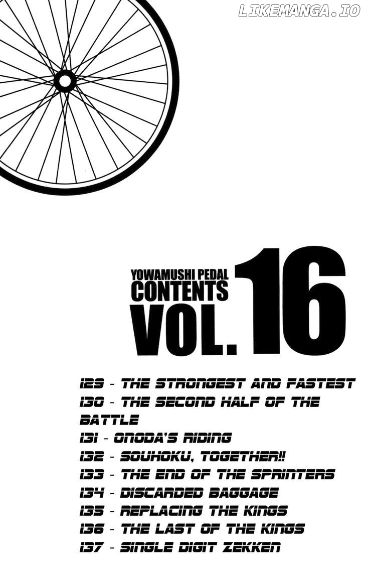 Yowamushi Pedal Chapter 129 - page 4