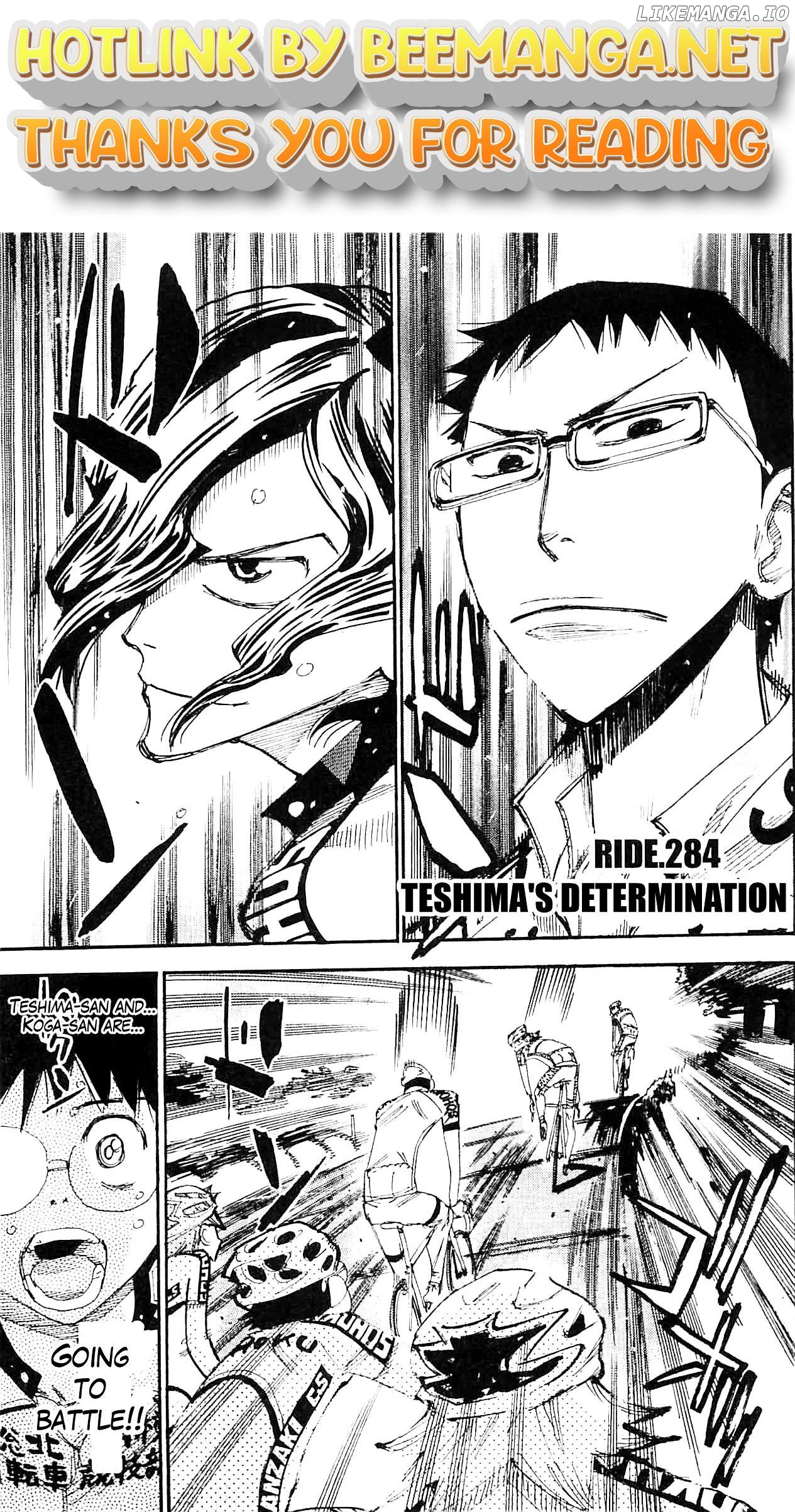 Yowamushi Pedal Chapter 284 - page 1