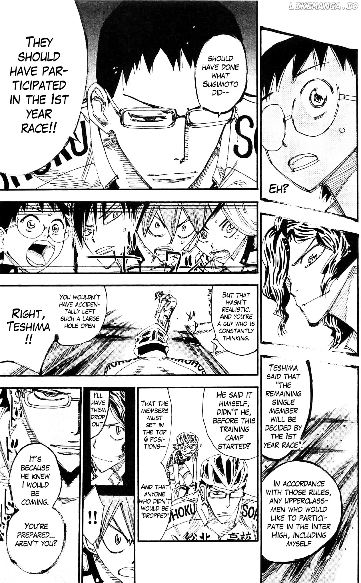 Yowamushi Pedal Chapter 284 - page 3