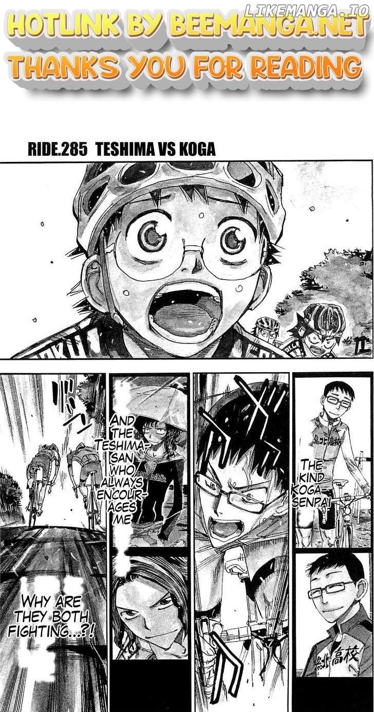 Yowamushi Pedal Chapter 285 - page 1