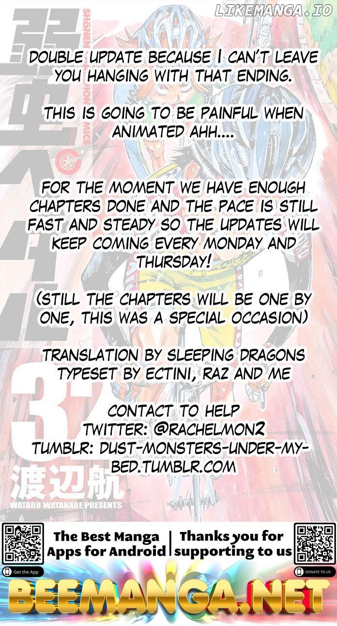 Yowamushi Pedal Chapter 273 - page 19