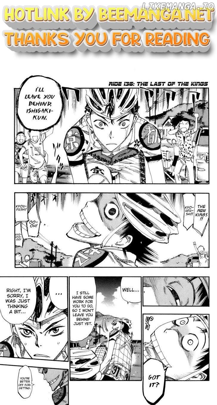 Yowamushi Pedal Chapter 136 - page 1