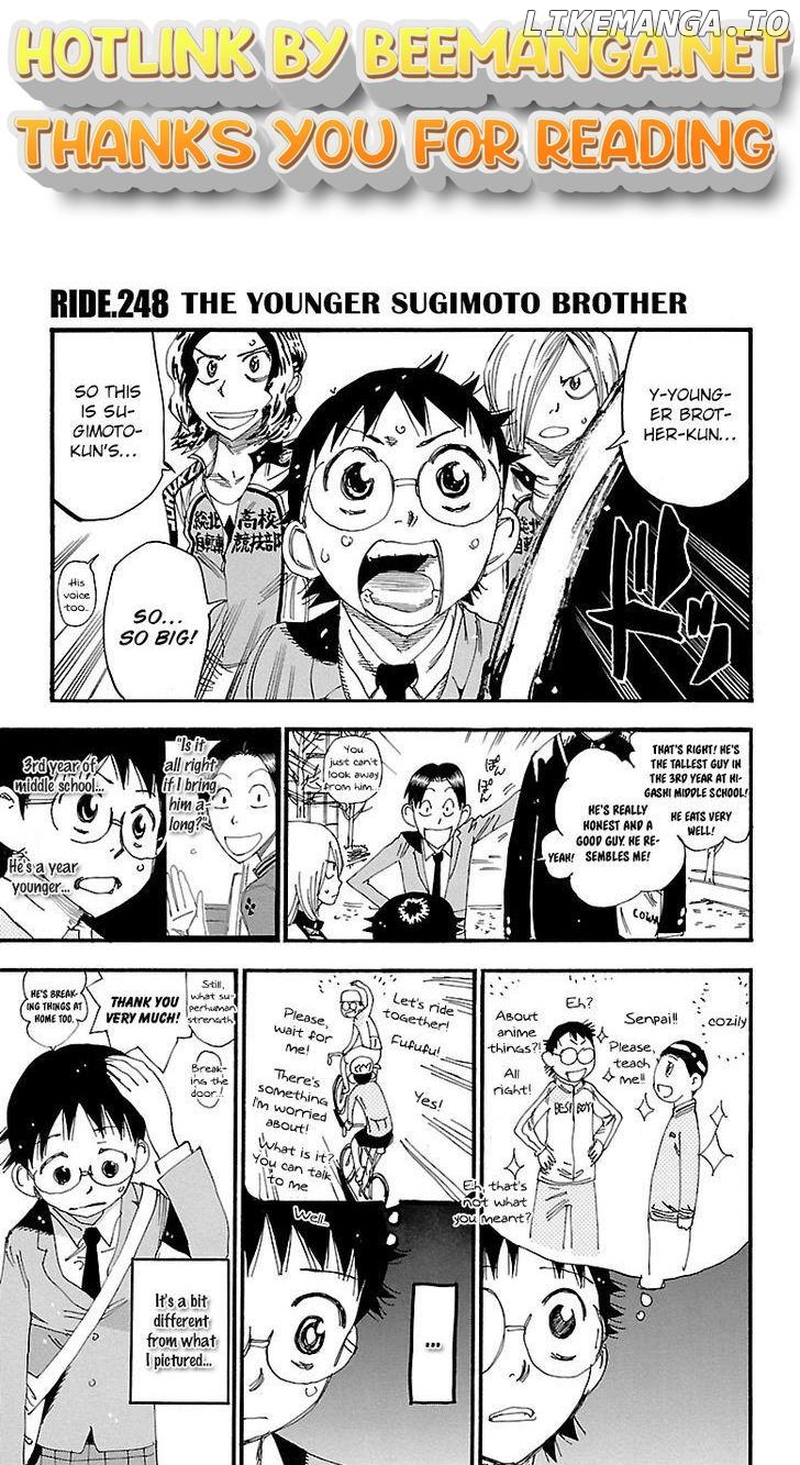 Yowamushi Pedal Chapter 248 - page 1