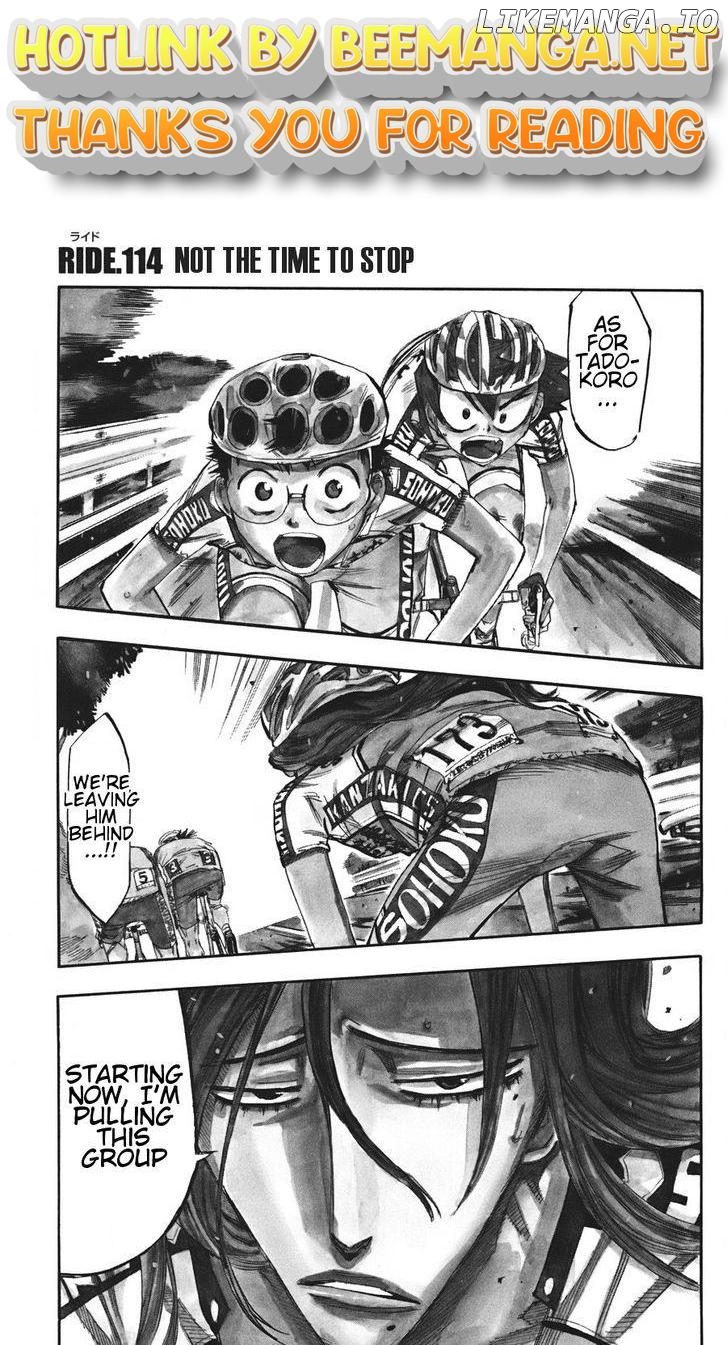 Yowamushi Pedal Chapter 114 - page 1