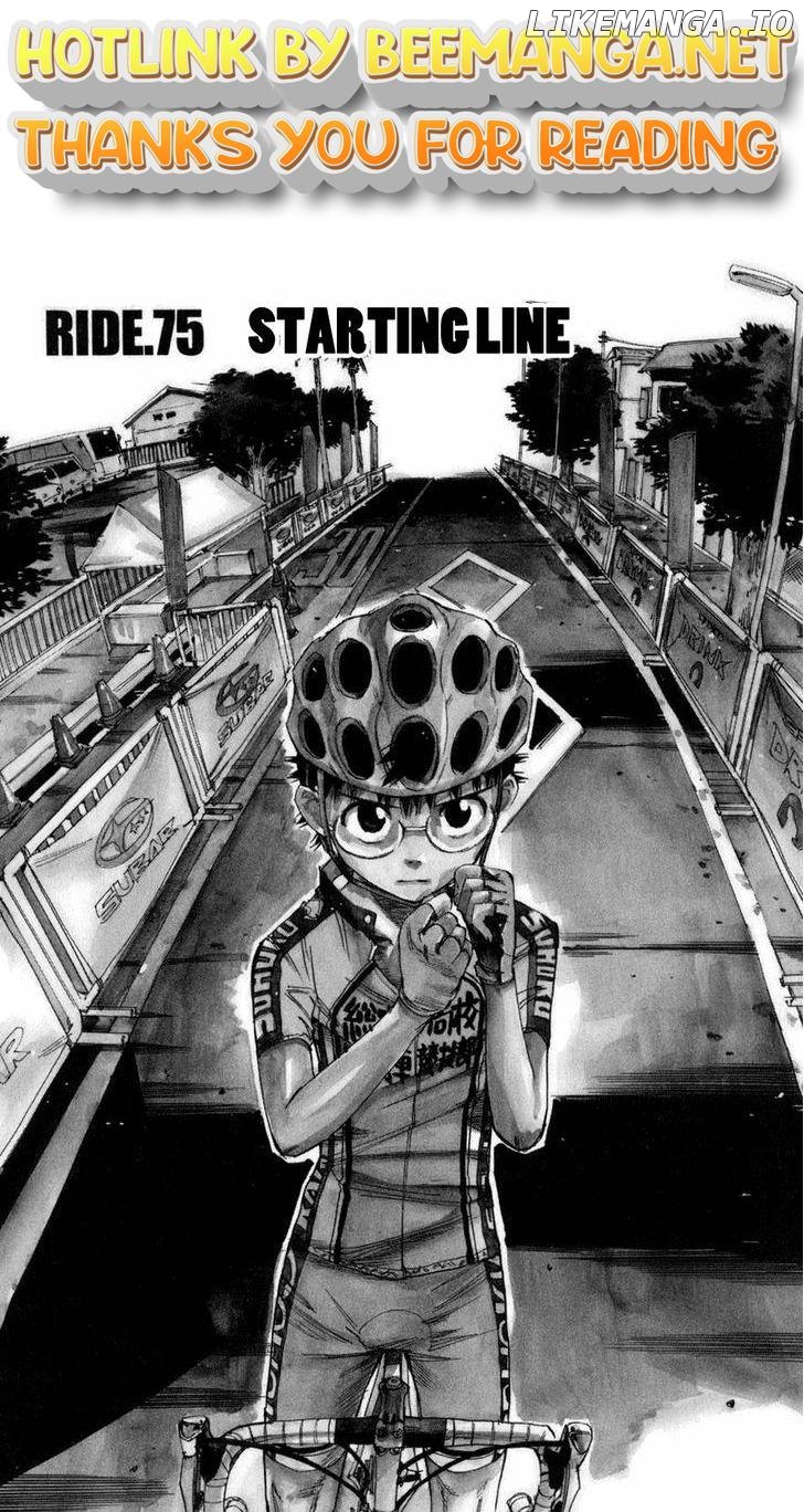 Yowamushi Pedal Chapter 75 - page 1