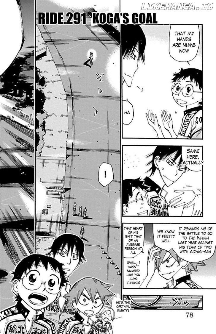 Yowamushi Pedal Chapter 291 - page 2