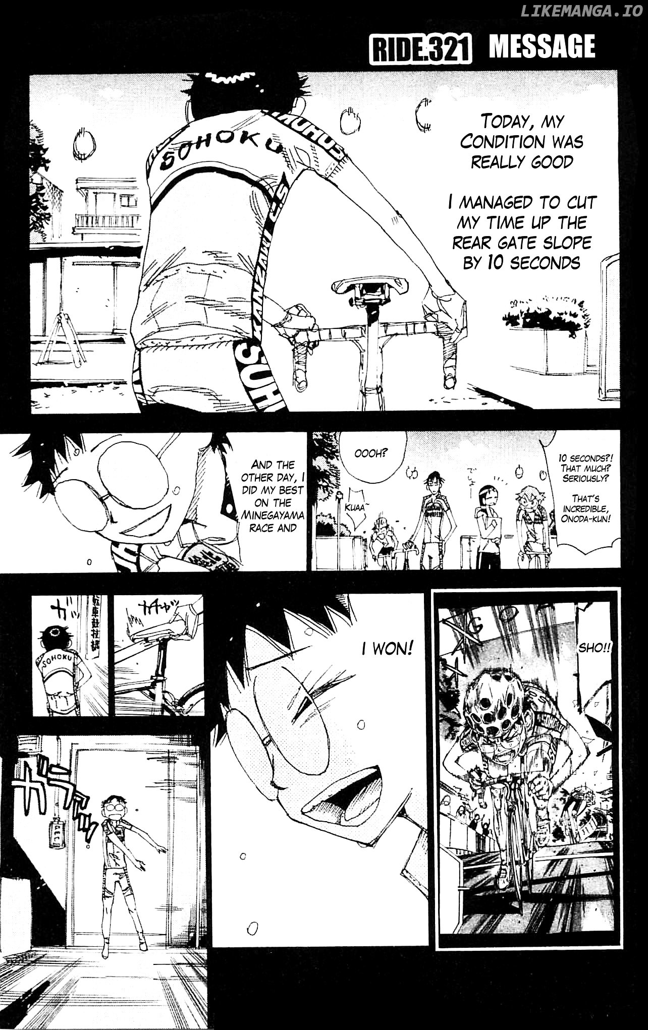 Yowamushi Pedal Chapter 321 - page 2