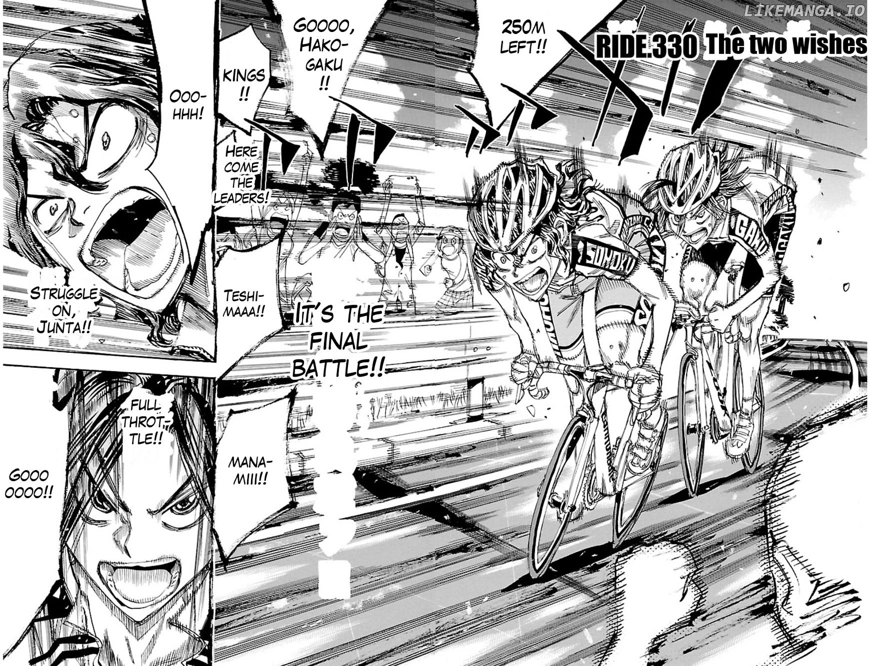 Yowamushi Pedal Chapter 330 - page 2