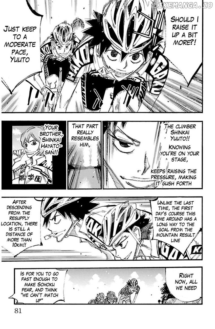 Yowamushi Pedal Chapter 332 - page 4