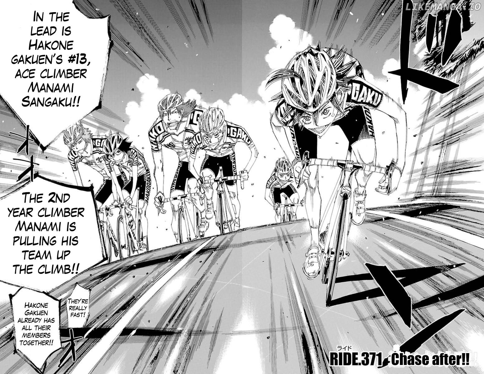 Yowamushi Pedal Chapter 371 - page 4