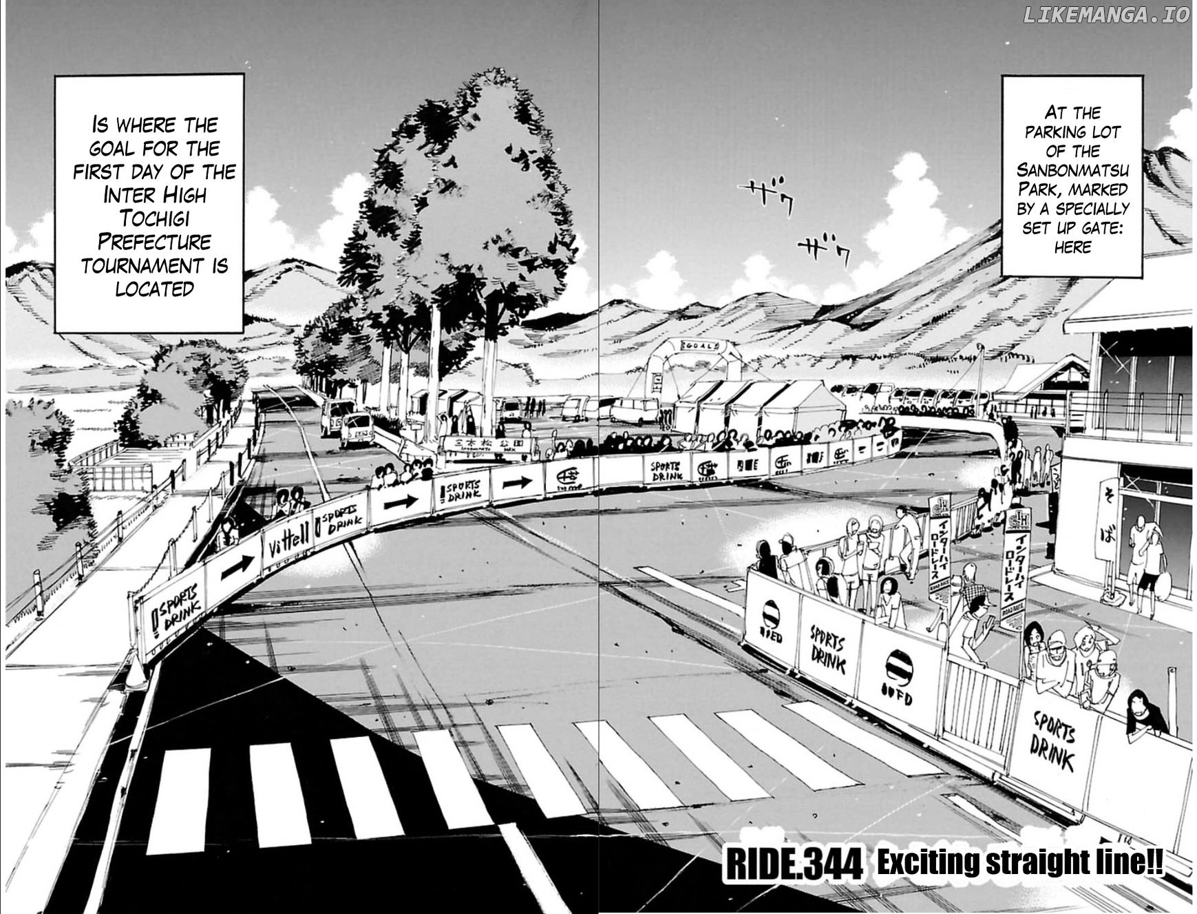 Yowamushi Pedal Chapter 344 - page 2