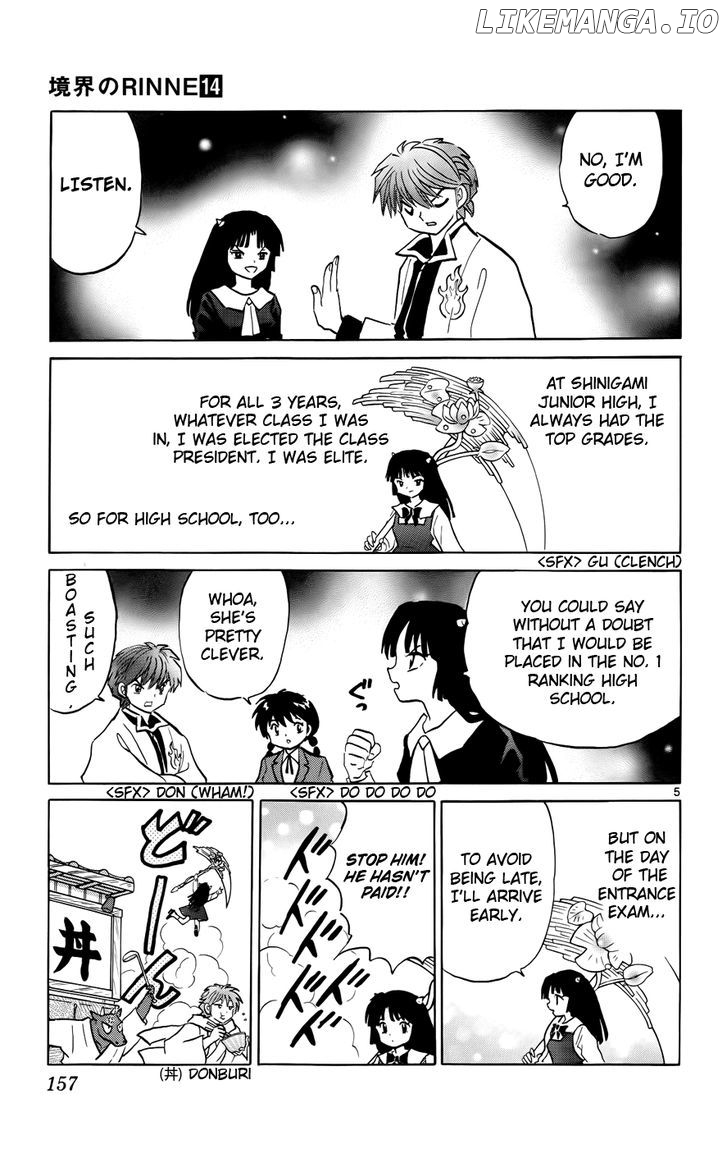 Kyoukai no Rinne Chapter 137 - page 5