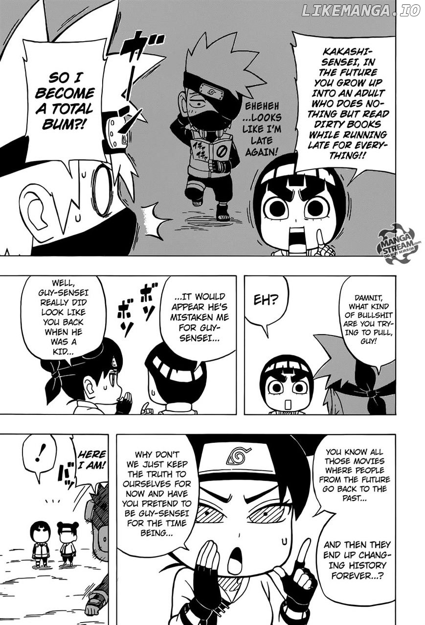 Rock Lee No Seishun Full-Power Ninden chapter 37 - page 7