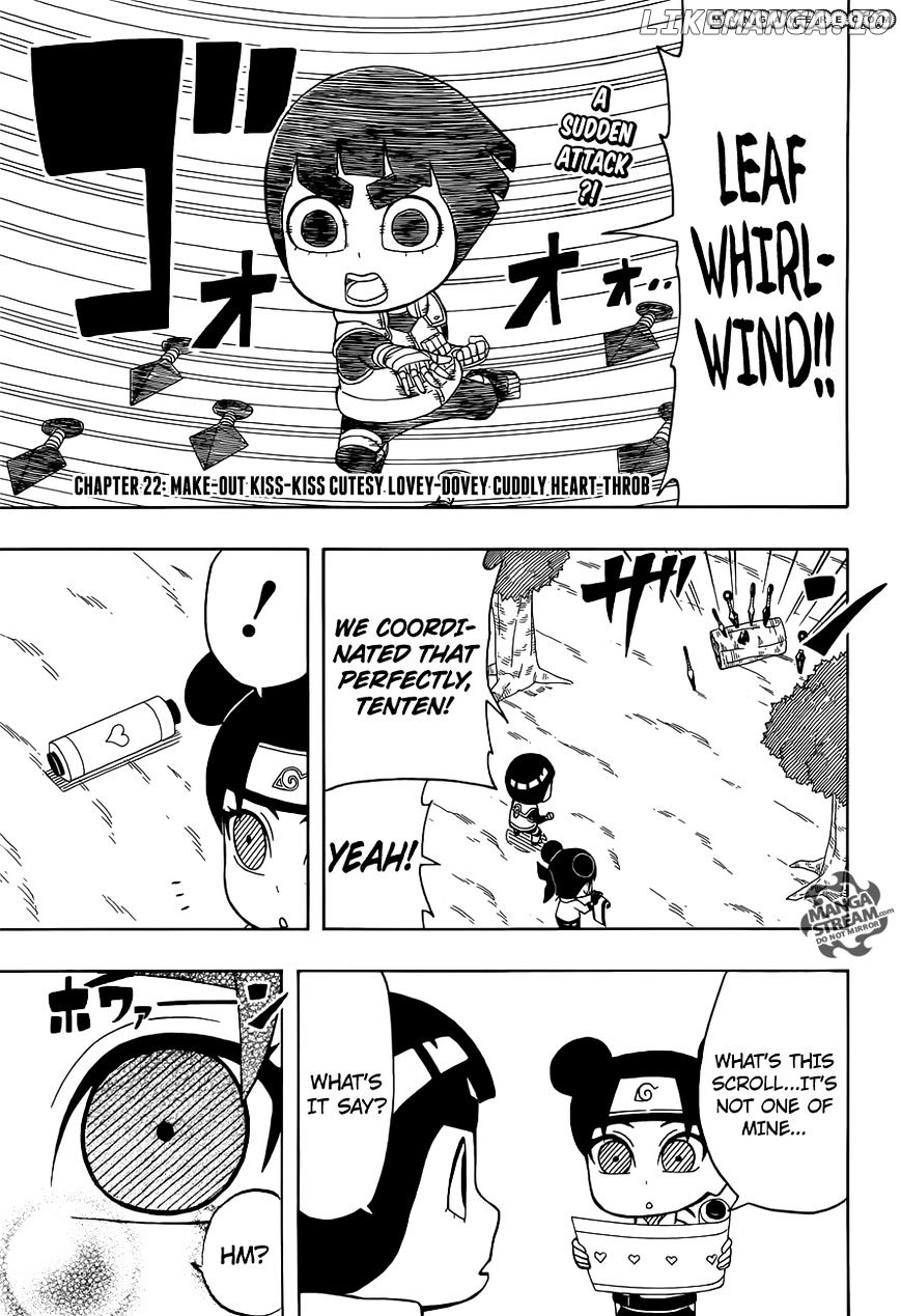 Rock Lee No Seishun Full-Power Ninden chapter 22 - page 4