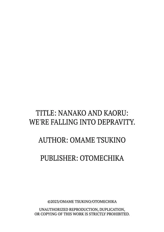 Nanako to Kaoru Darakushiteiku Bokutachi ha (Official) Chapter 2 - page 37