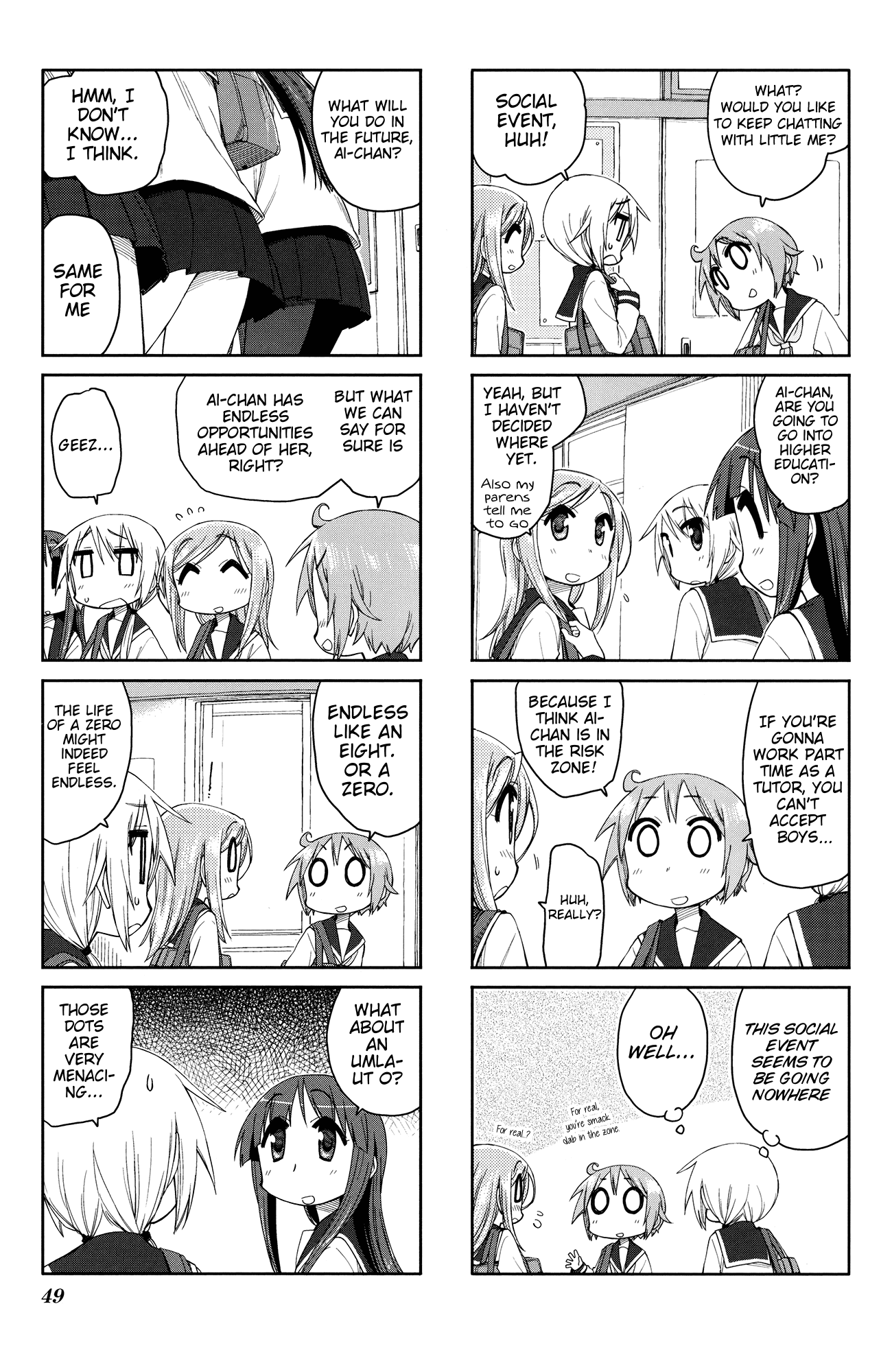 Yuyushiki chapter 49 - page 8