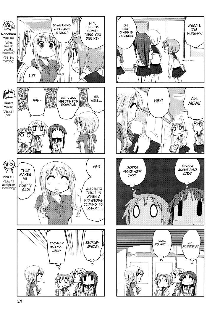 Yuyushiki chapter 50 - page 3