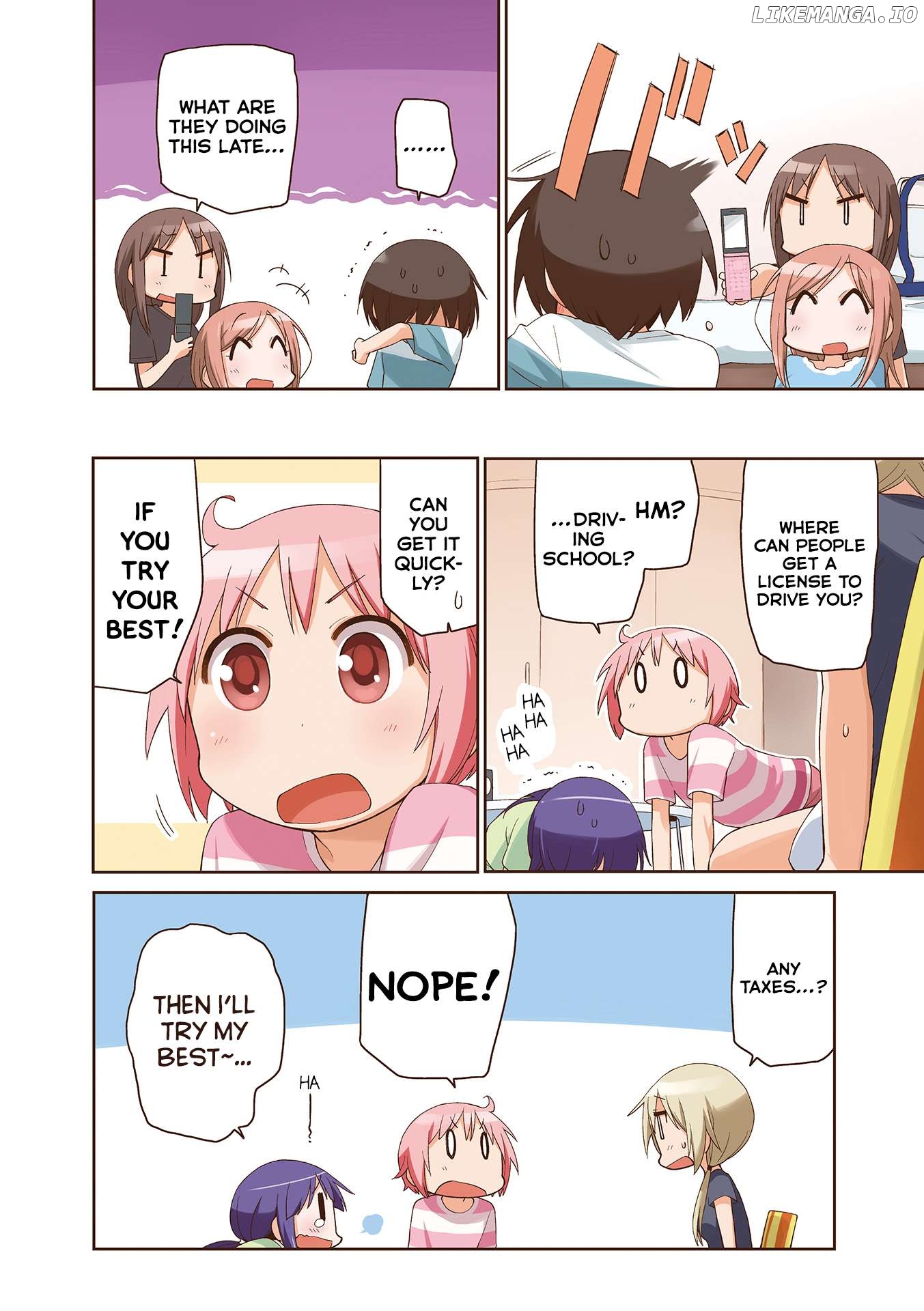 Yuyushiki chapter 58 - page 6