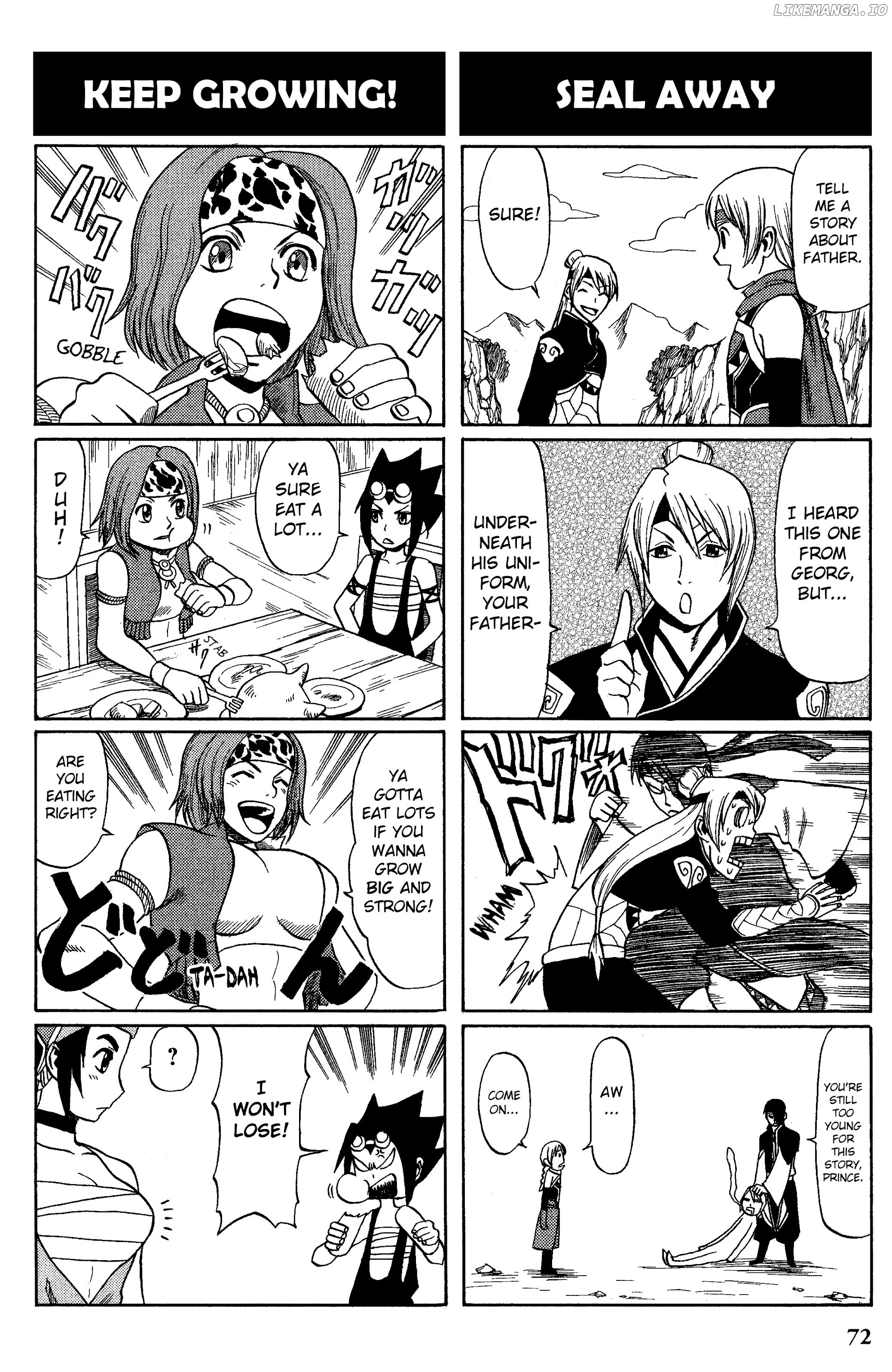 Gensou Suikoden V: 4-Koma Manga chapter 10 - page 8