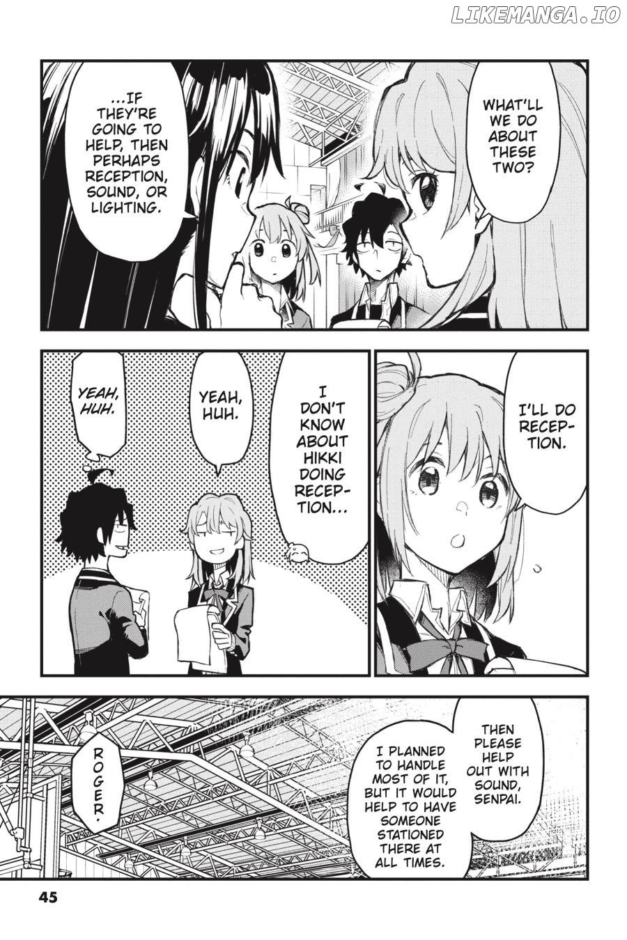 Yahari Ore no Seishun Rabukome wa Machigatte Iru. @ Comic chapter 107 - page 11