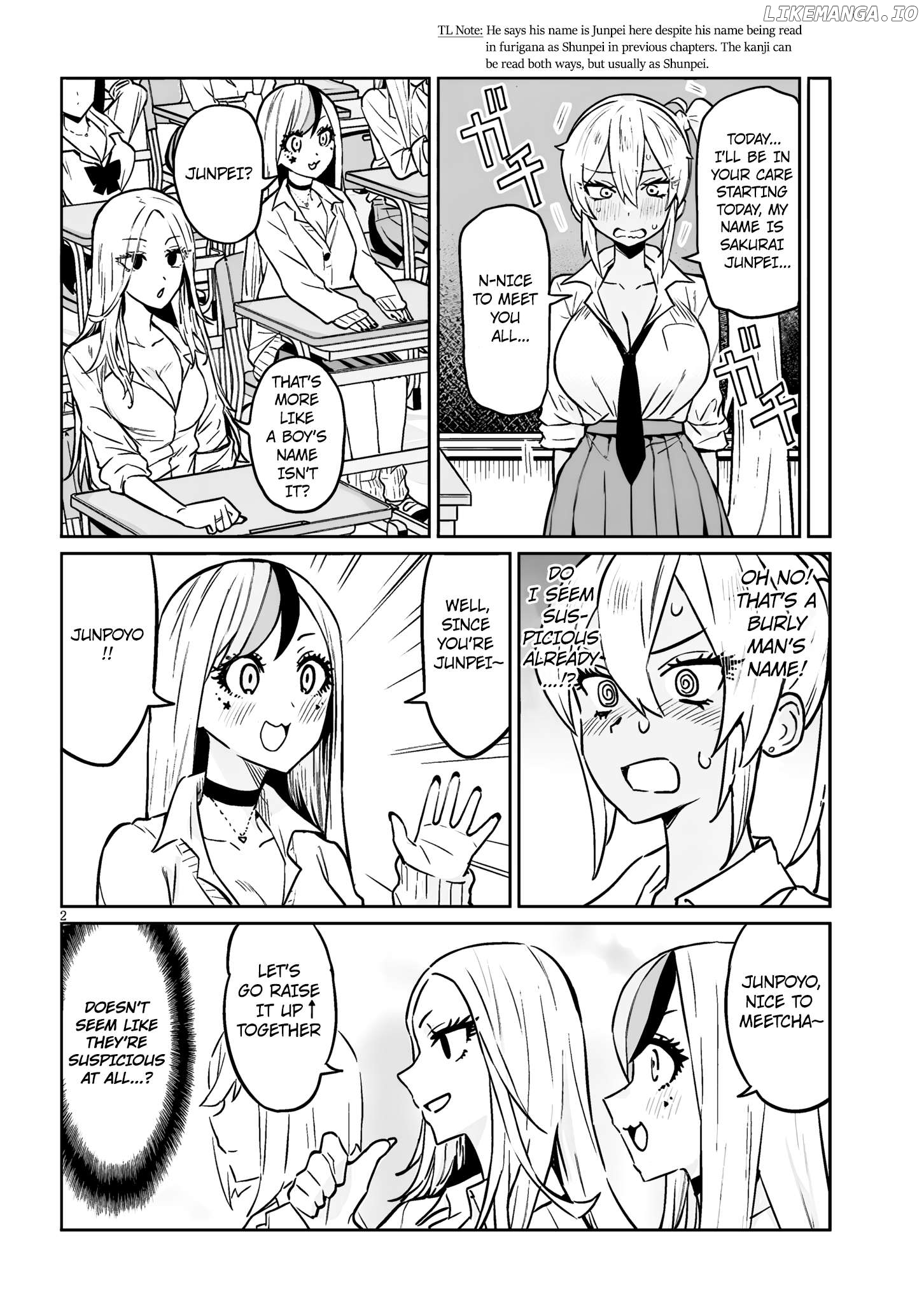 Danshi Kokoseidakedo Gyaru ni TS Shimashita Chapter 3 - page 2