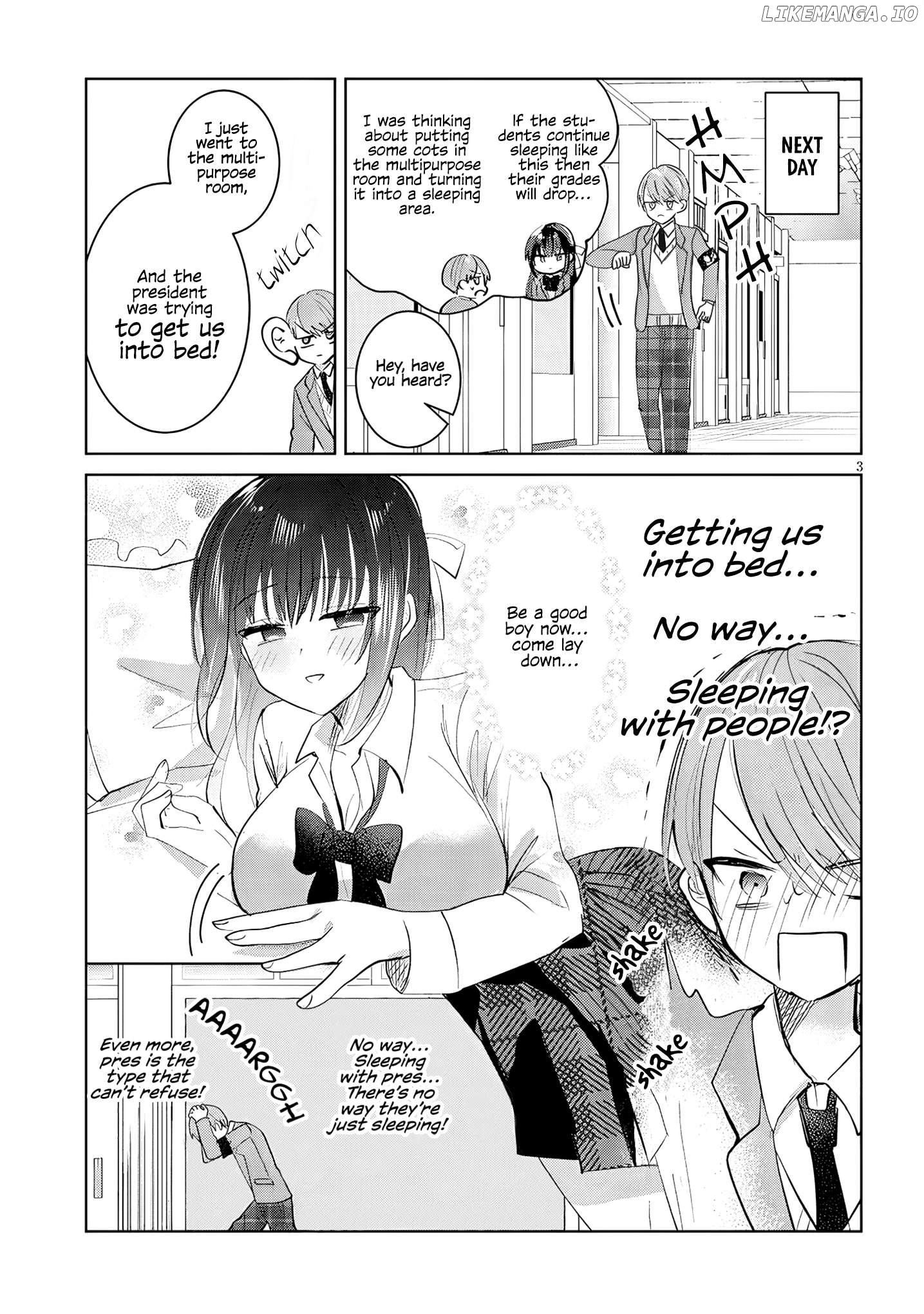 Kotowarenai Kaichou wa Tomoe-kun ni Dake shite Agetai Chapter 2 - page 4