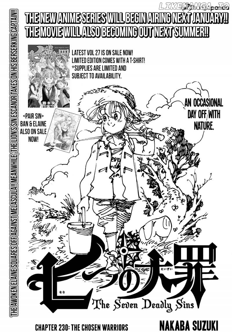 Nanatsu no Taizai chapter 230 - page 1