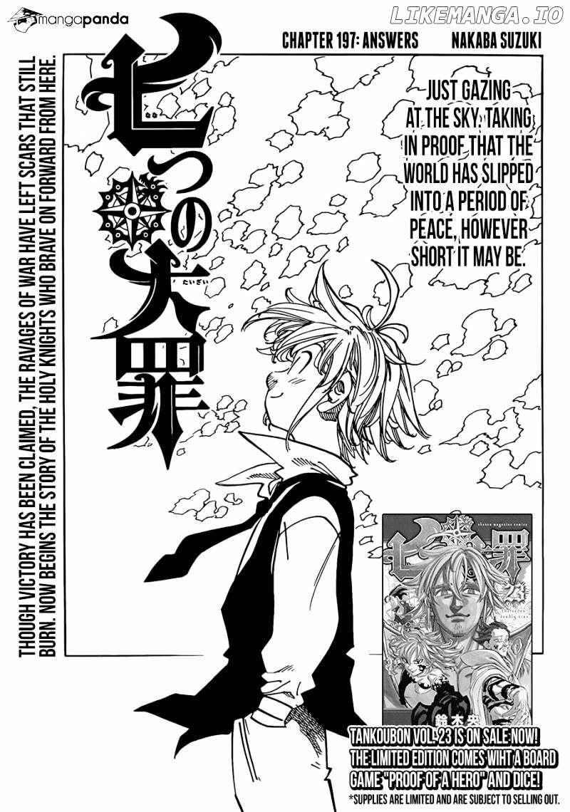 Nanatsu no Taizai chapter 197 - page 1