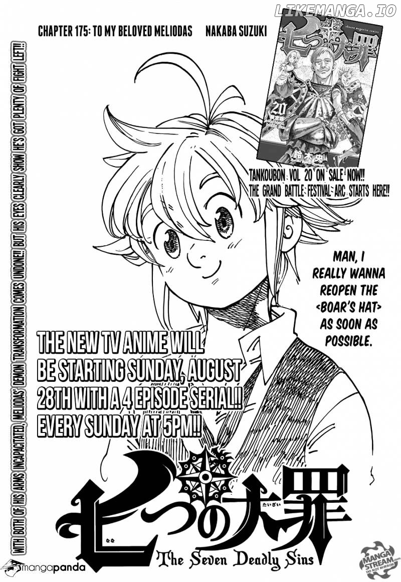 Nanatsu no Taizai chapter 175 - page 1