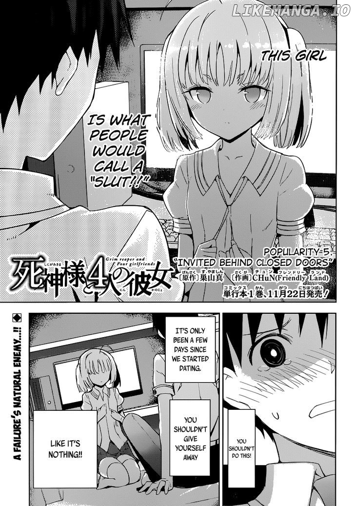 Shinigami-Sama To 4-Nin No Kanojo chapter 5 - page 2