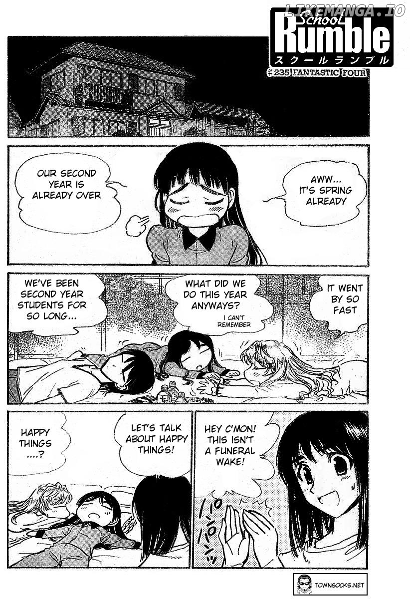 School Rumble Chapter 235 - page 1