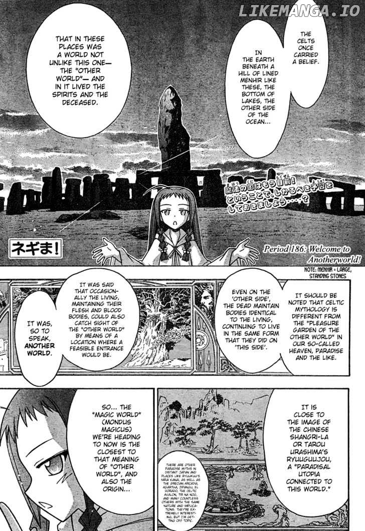 Mahou Sensei Negima! Chapter 186 - page 3