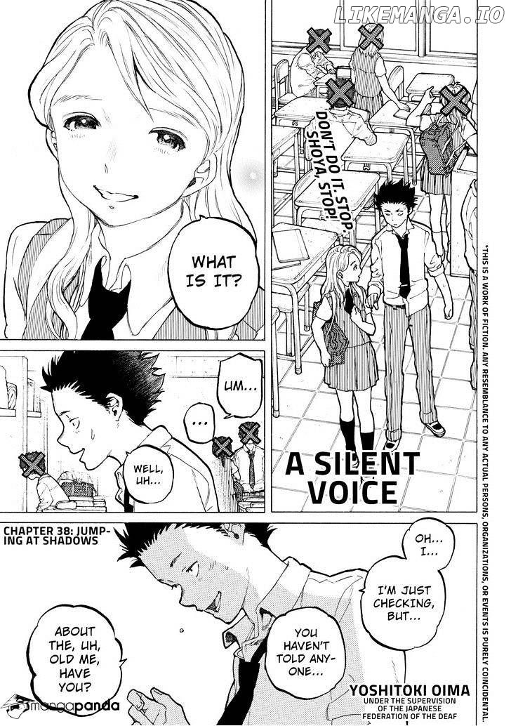 Koe No Katachi chapter 38 - page 1