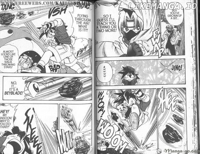 Bakuden Shoot Beyblade chapter 1 - page 6