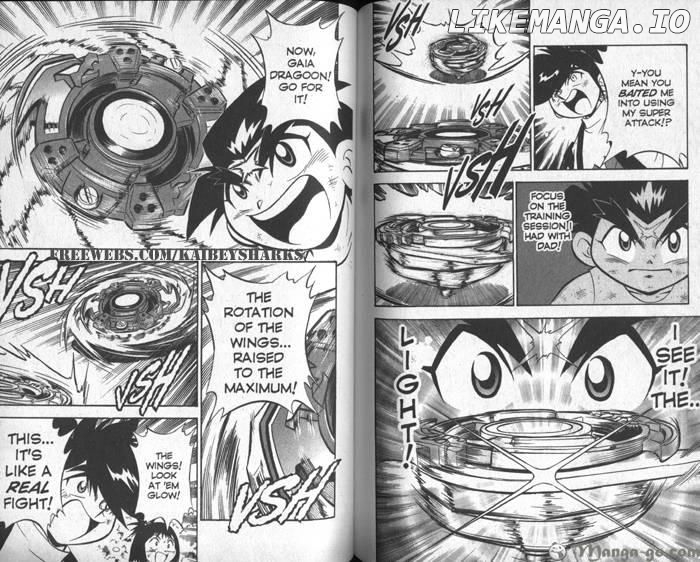 Bakuden Shoot Beyblade chapter 28 - page 13