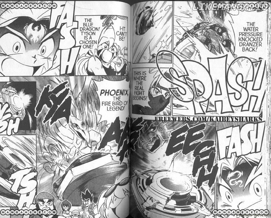 Bakuden Shoot Beyblade chapter 3 - page 15