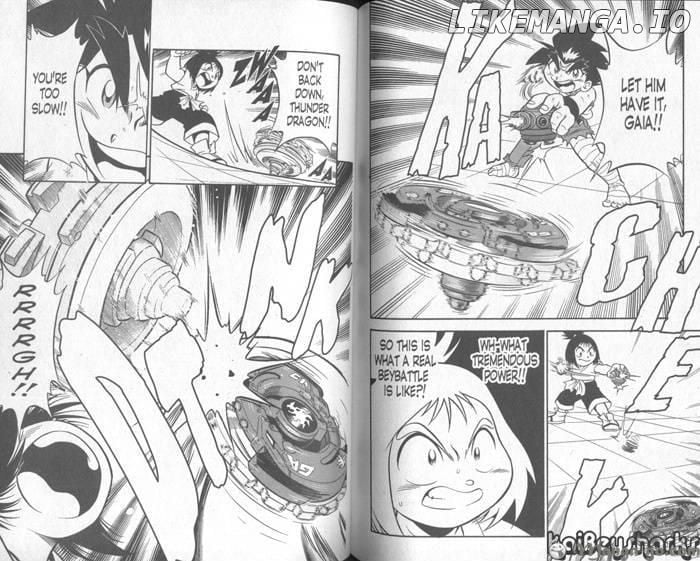 Bakuden Shoot Beyblade chapter 56.1 - page 9