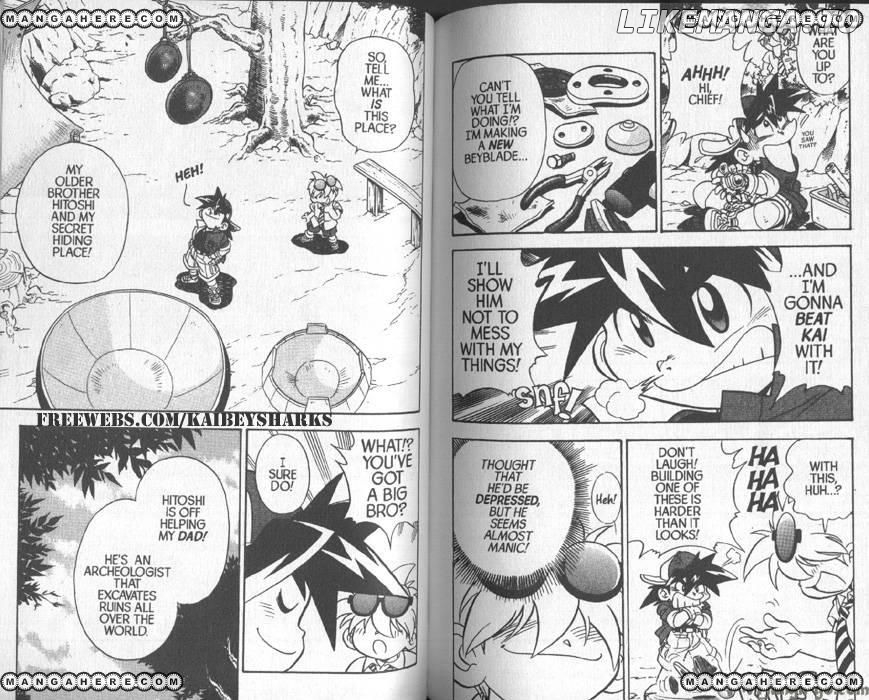 Bakuden Shoot Beyblade chapter 4 - page 6